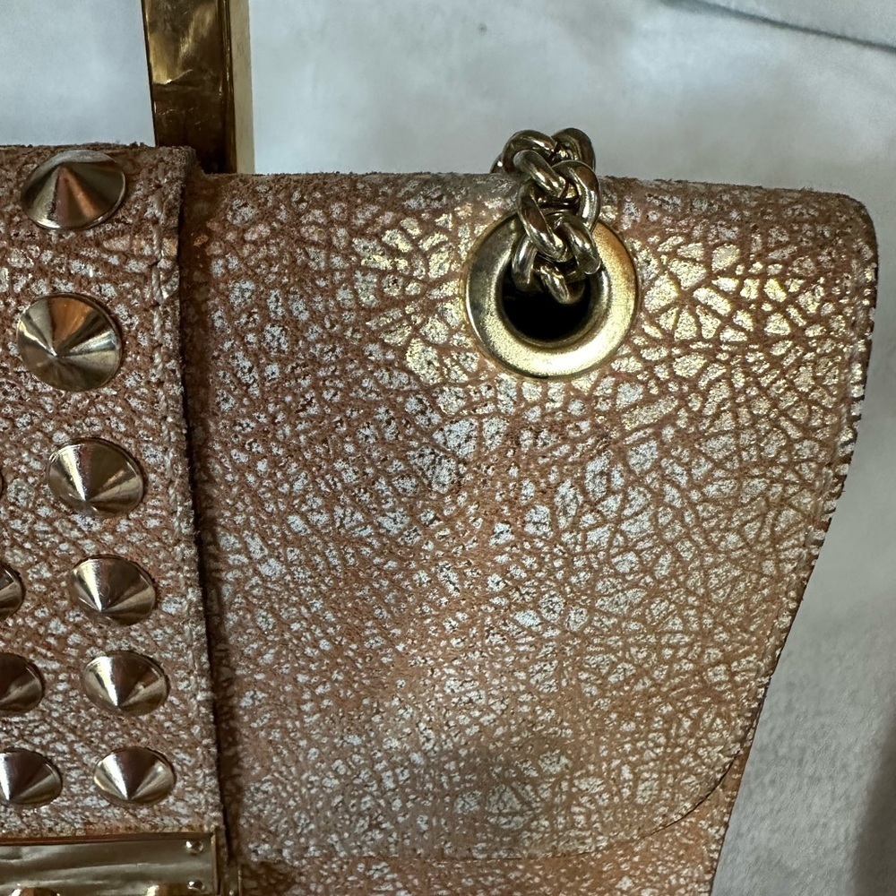 Cuir Rose metallic studded bag - Picture 8 of 11